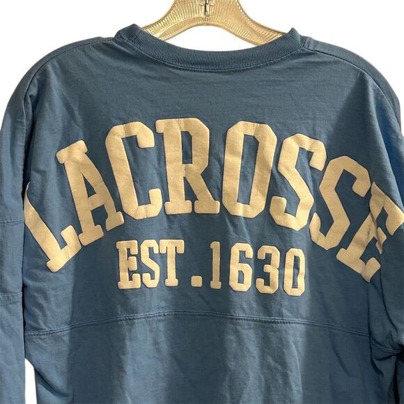 Pennant Lacrosse Spirit Jersey Unisex Small Blue Long Sleeve Crew Neck - Picture 9 of 11